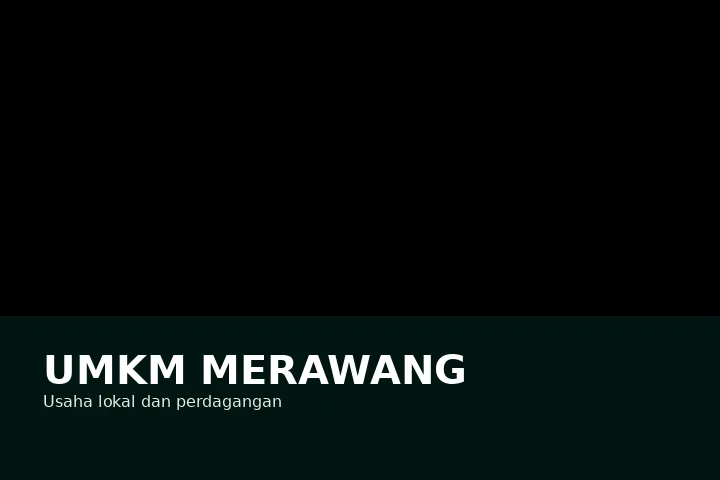 Ilustrasi UMKM & usaha warga Desa Merawang