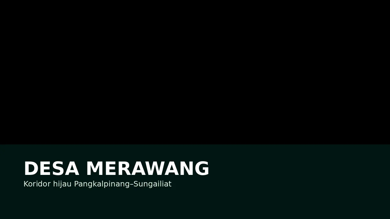 Ilustrasi dusun Desa Merawang